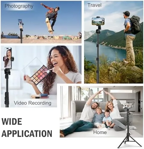The Liphisy 64" Tripod for Cell Phone & Camera with Remote compared in context