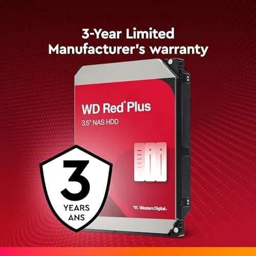 The Western Digital 8TB WD Red Plus NAS Internal Hard Drive compared in context