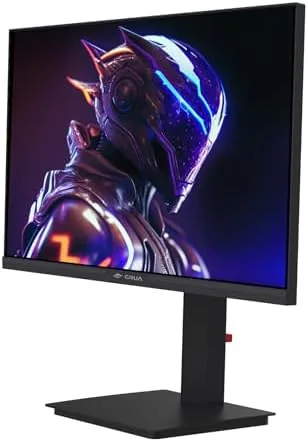 Close look at the CRUA 24.5" FHD 200Hz Vertical Monitor, Height/Pivot/Swivel/Tilt Adjustable | 120%sRGB build quality