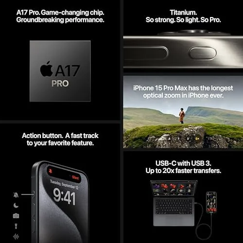 iPhone 15 Pro Max unlocked with eSIM activation screen
