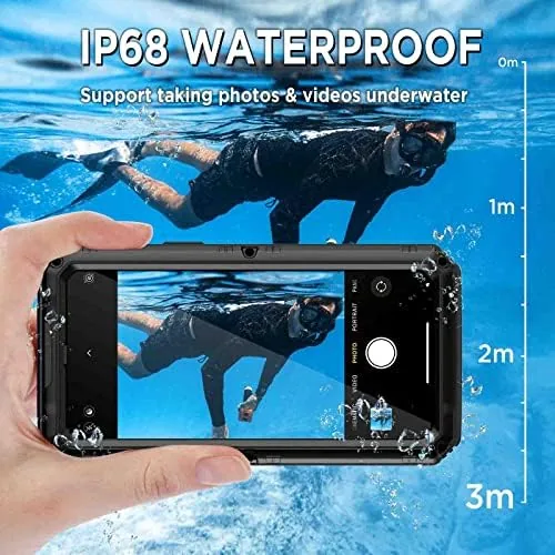 Close look at the Beasyjoy for iPhone 15 Pro Max Case Waterproof, Metal Heavy build quality