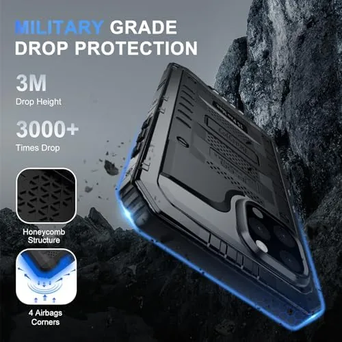 The Beasyjoy for iPhone 15 Pro Max Case Waterproof, Metal Heavy in real use