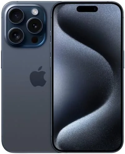 Another view of the Apple iPhone 15 Pro, 256GB, White Titanium - Locked to AT&T (Renewed)