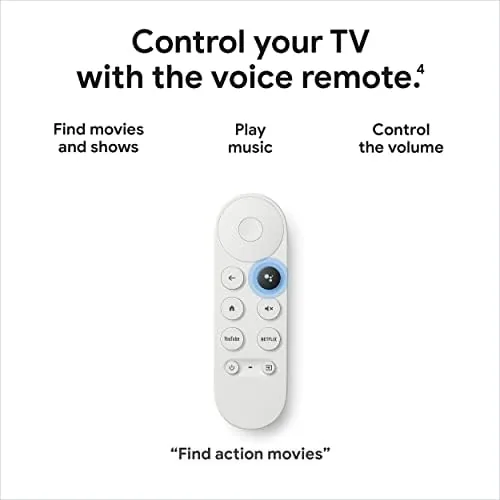 Chromecast with Google TV streaming 4K HDR content