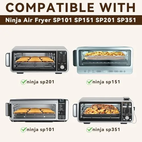 Close look at the 12-Inch Air Fryer Parchment Paper Squares for Ninja Air Fryer build quality