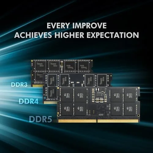 The TEAMGROUP Elite kit next to a premium DDR5 kit and a single 16GB module