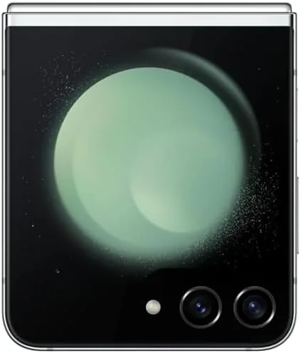 Detail shot of the Samsung Galaxy Z Flip 5 5G, US Version, 256GB, Mint features