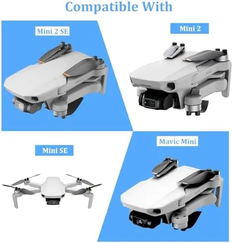 Comparison of the drone on stock feet and on the extended landing gear