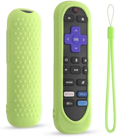 Silicone Remote Cover for Roku TV Remote, Compatible with Most Roku Voice Remote,Shockproof Washable Review: Tested and Rated