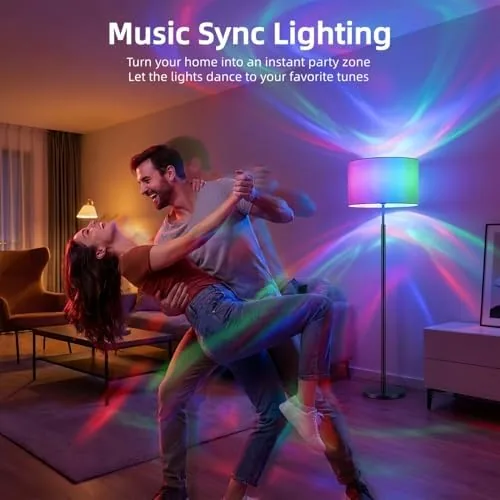 The LED Smart Light Bulbs, Color Changing Dimmable Multicolor Bulb, Works in real use