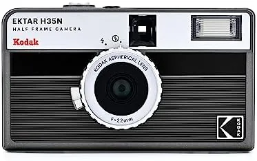Close look at the Kodak EKTAR H35N Half Frame Film Camera Bundle with Kodak build quality