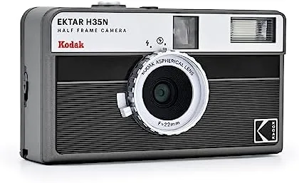 The Kodak EKTAR H35N Half Frame Film Camera Bundle with Kodak in real use