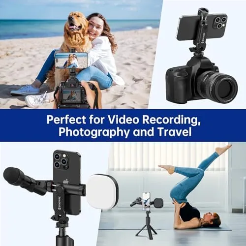 The SYNCWIRE Tripod Phone Mount, Universal Smartphone Mount Adapter with 2 compared in context