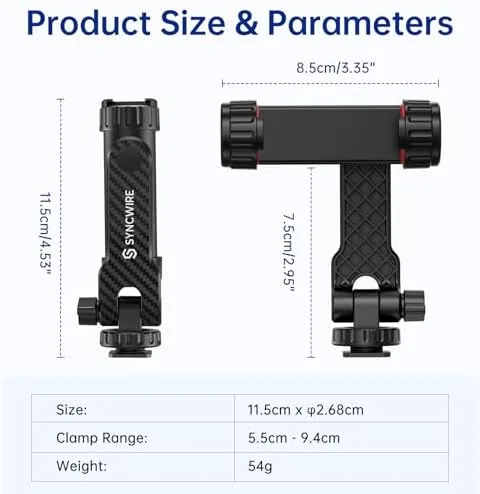 Testing the SYNCWIRE Tripod Phone Mount, Universal Smartphone Mount Adapter with 2 over two weeks
