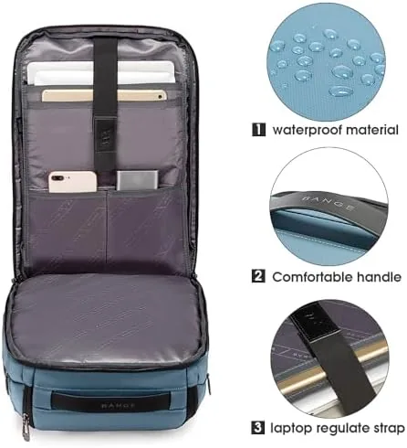 Another view of the BANGE Business Smart Backpack Waterproof fit 15.6 Inch Laptop Backpack
