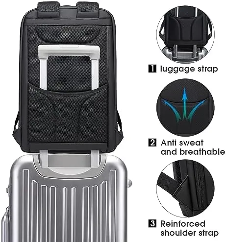 The BANGE Business Smart Backpack Waterproof fit 15.6 Inch Laptop Backpack compared in context