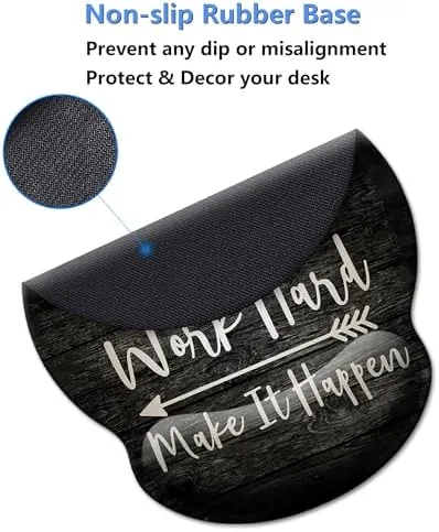 Testing the Mouse Pad Wrist Support,Ergonomic Mouse Pad with Wrist Rest,Comfortable Mousepad over two weeks