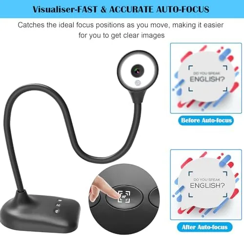 The Document Camera for Teachers, Doc Camera, USB Visualizer with LED in real use