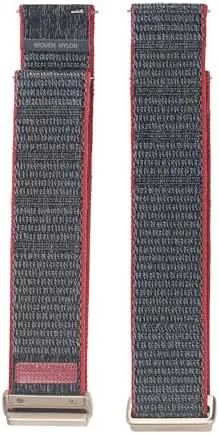 Close look at the Amazfit Official Smart Watch Woven Nylon Wristband Strap, 22mm build quality
