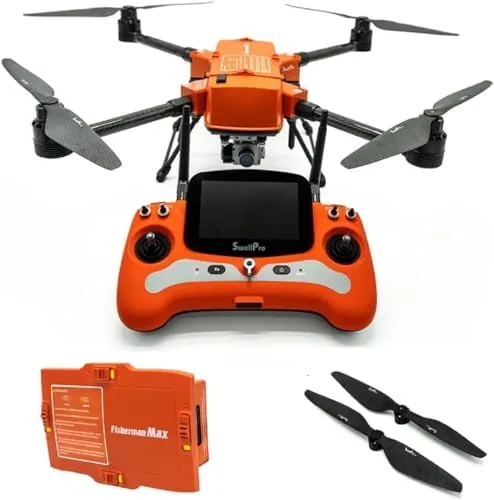 Overview of the SwellPro Fisherman MAX Heavy Lift Fishing waterproof Drone FD2 advanced