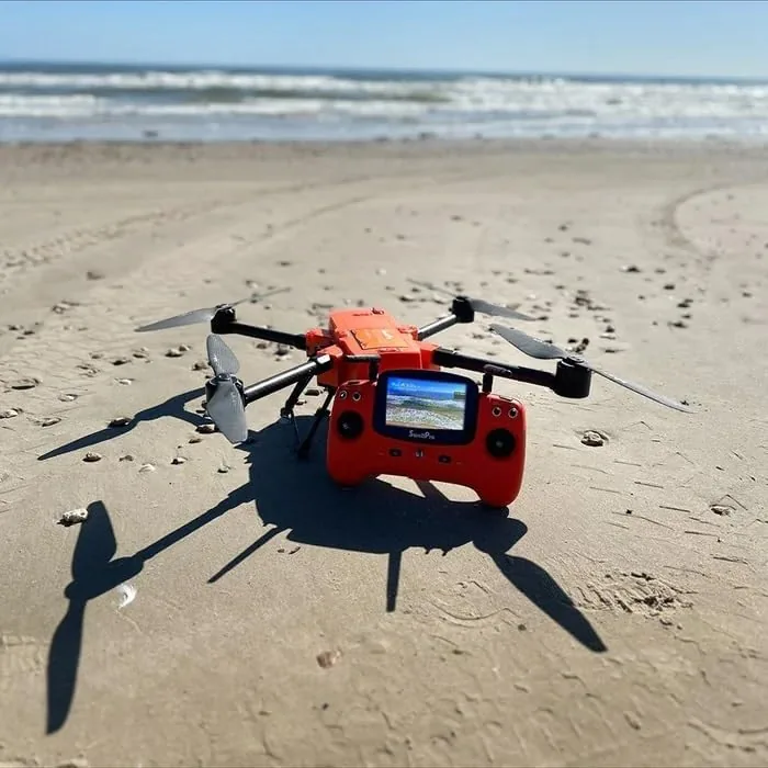 Close look at the SwellPro Fisherman MAX Heavy Lift Fishing waterproof Drone FD2 advanced build quality