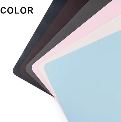 Testing the Leather Desk Pad Protector,Non-Slip Desk Pad(Black, 23.6" x 13.7") | over two weeks