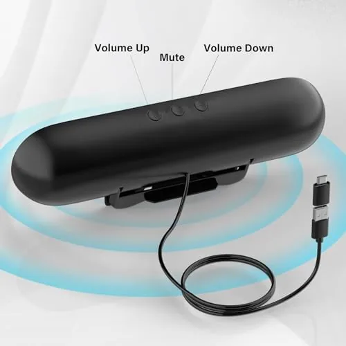 The LXTNFU Computer Speakers for Desktop Monitor,Single Speakers for Desktop PC,Laptop in real use