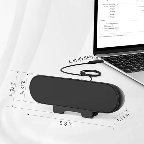 Testing the LXTNFU Computer Speakers for Desktop Monitor,Single Speakers for Desktop PC,Laptop over two weeks