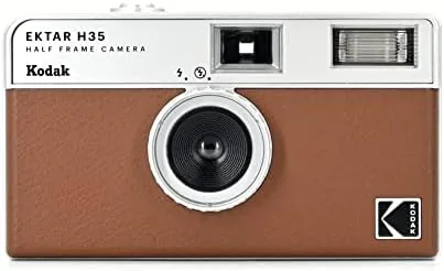Close look at the Kodak EKTAR H35 Half Frame 35mm Camera, Reusable, Focus-Free, Lightweight build quality