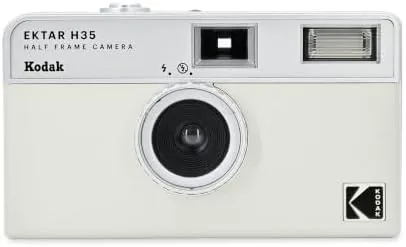 The Kodak EKTAR H35 Half Frame 35mm Camera, Reusable, Focus-Free, Lightweight compared in context