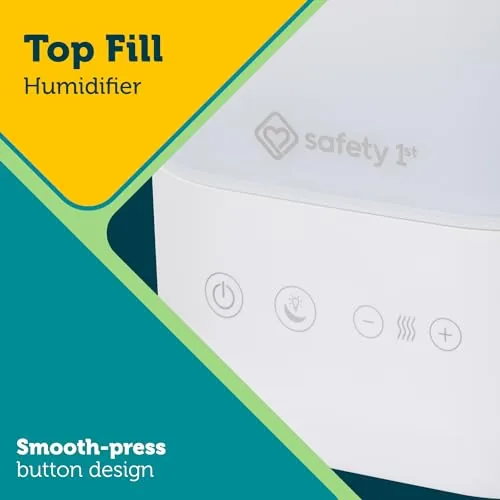 The Safety 1st Comforting Cool-Mist Top-Fill Humidifier, White in real use
