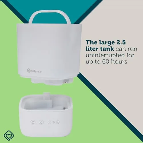 The Safety 1st Comforting Cool-Mist Top-Fill Humidifier, White compared in context