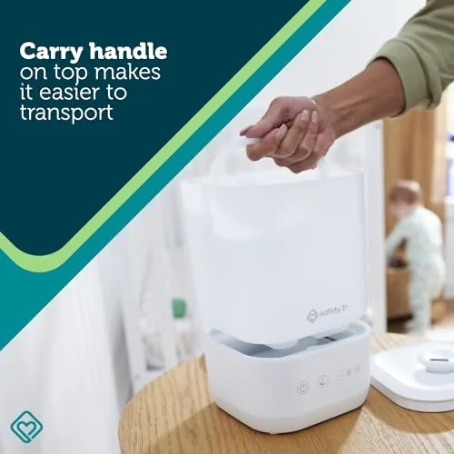 Testing the Safety 1st Comforting Cool-Mist Top-Fill Humidifier, White over two weeks
