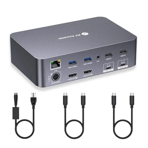AV Access KVM Switch Dock 2 Monitors 2 Laptops, 4K KVM Switch Dual Monitor Review: Tested and Rated