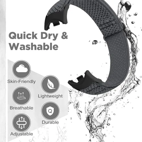 Another view of the Bcuckood Elastic Bands Compatible with Xiaomi Smart Band 10/9/8 for