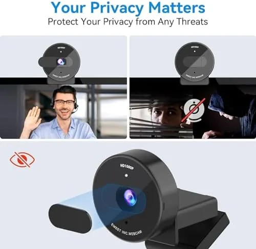 Close look at the EMEET C950 1080P Webcam, USB Webcam with Microphone&Physical Privacy Cover build quality