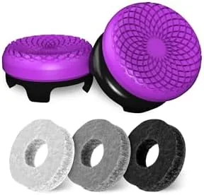 Precision ring seated around the base of a thumbstick