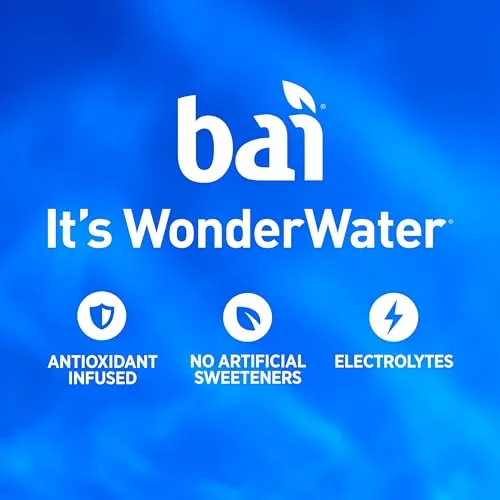 The nutrition label of the Bai bottle shown up close