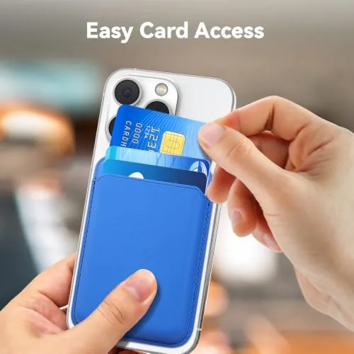 Another view of the Magnetic Wallet Cell Phone Card Holder for Phone Case with