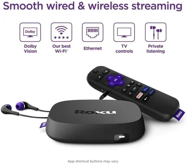Close look at the Roku Ultra LT Streaming Device 4K/HDR/Dolby Vision/Dual-Band Wi-Fi with Roku build quality