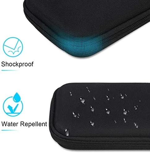 Close look at the Lacdo Hard Carrying Case for Samsung T9 Portable Solid State build quality