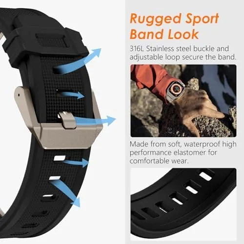 The FULLIFE Designed for Apple Watch Band Apple Watch Ultra 3/2/1 in real use