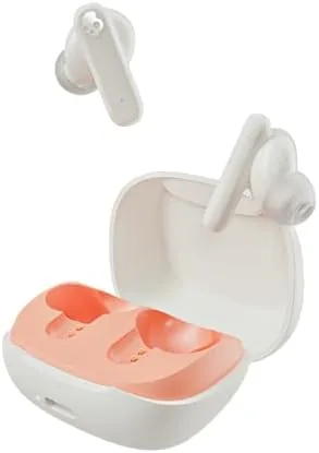 Overview of the Skullcandy Smokin' Buds Wireless Noise Isolating Earbuds - Bone |