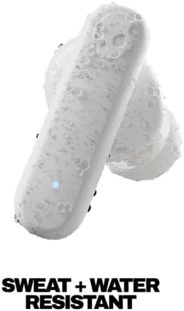 The Skullcandy Smokin' Buds Wireless Noise Isolating Earbuds - Bone | in real use