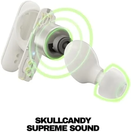 The Skullcandy Smokin' Buds Wireless Noise Isolating Earbuds - Bone | compared in context