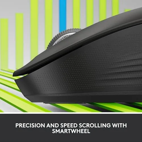 Close look at the Logitech Signature M550 L Full Size Wireless Mouse Large Sized build quality