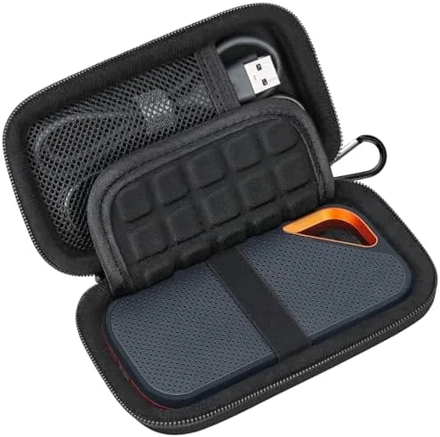 Overview of the Lacdo Hard Carrying Case for SanDisk Extreme Pro/SanDisk Extreme Portable