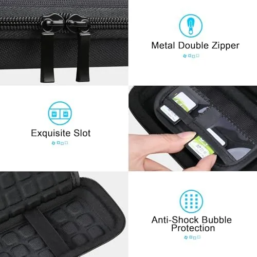 Detail shot of the Lacdo Hard Carrying Case for SanDisk Extreme Pro/SanDisk Extreme Portable features