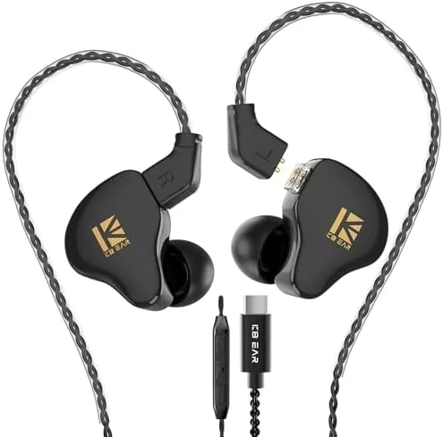 Overview of the KBEAR KS1 USB C Headphones Wired Earbuds, Crystal Clear Sound