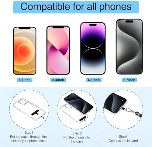 The Phone Lanyard, 2 Pack Adjustable Cell Phone Lanyard Crossbody Neck compared in context